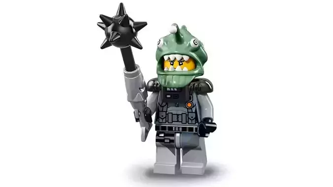 3D print minifigure - 71019-13-Shark-Army-Angler 3D print model