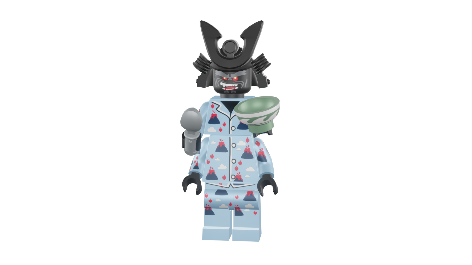 3D print minifigure - 71019-16-Volcano-Garmadon 3D print model_52