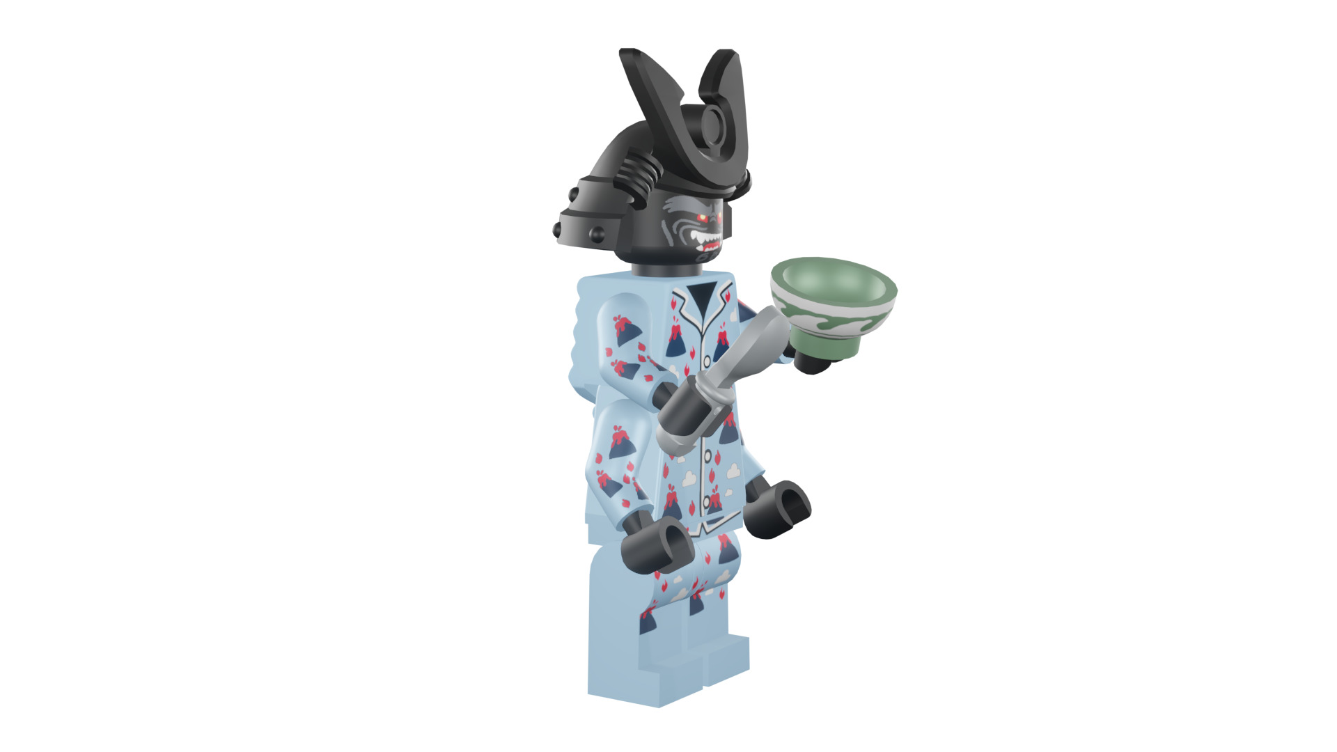 3D print minifigure - 71019-16-Volcano-Garmadon 3D print model_18