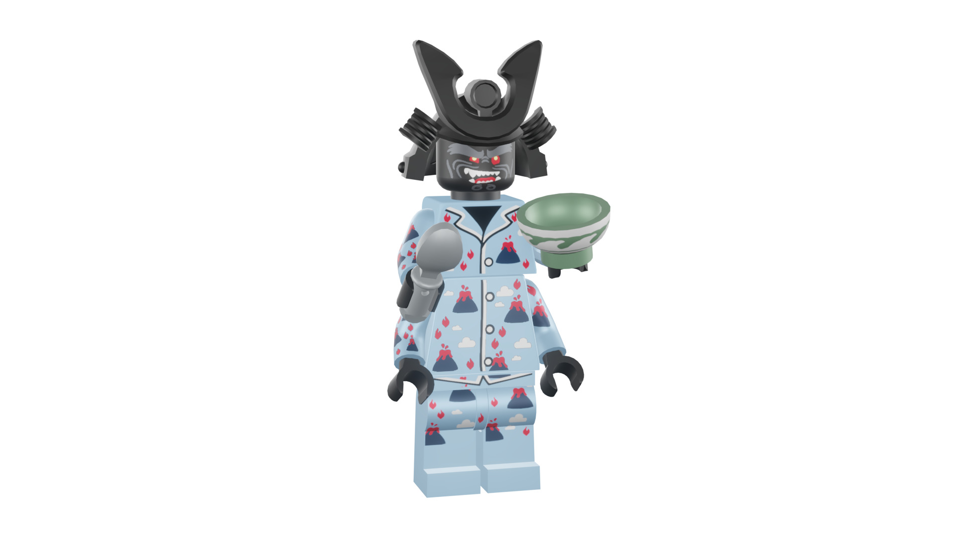 3D print minifigure - 71019-16-Volcano-Garmadon 3D print model_14