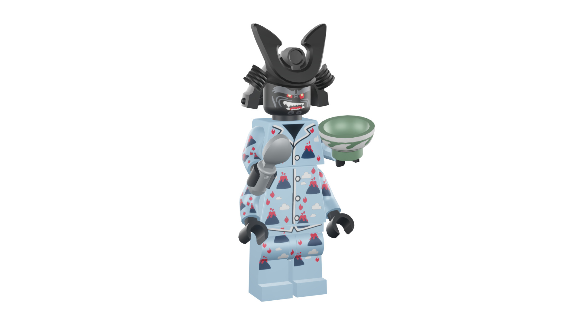3D print minifigure - 71019-16-Volcano-Garmadon 3D print model_15