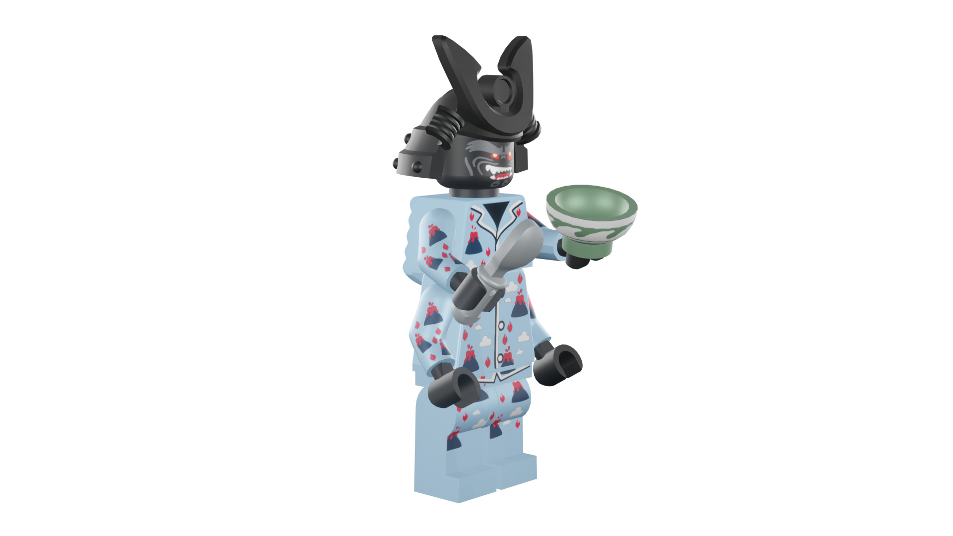 3D print minifigure - 71019-16-Volcano-Garmadon 3D print model_17