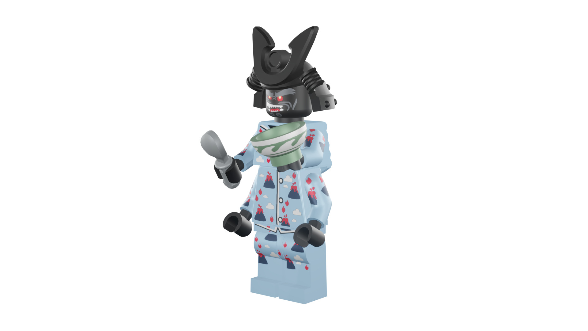 3D print minifigure - 71019-16-Volcano-Garmadon 3D print model_49