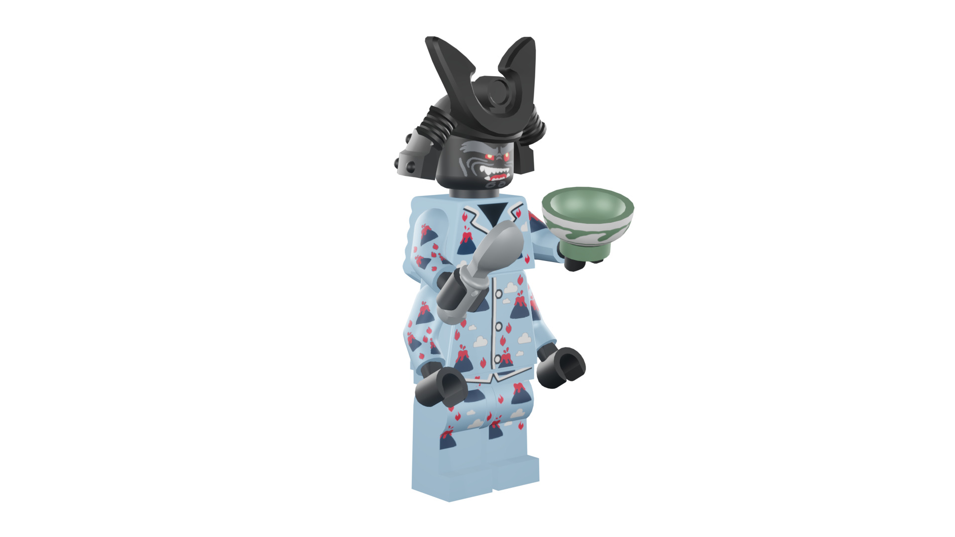3D print minifigure - 71019-16-Volcano-Garmadon 3D print model_2