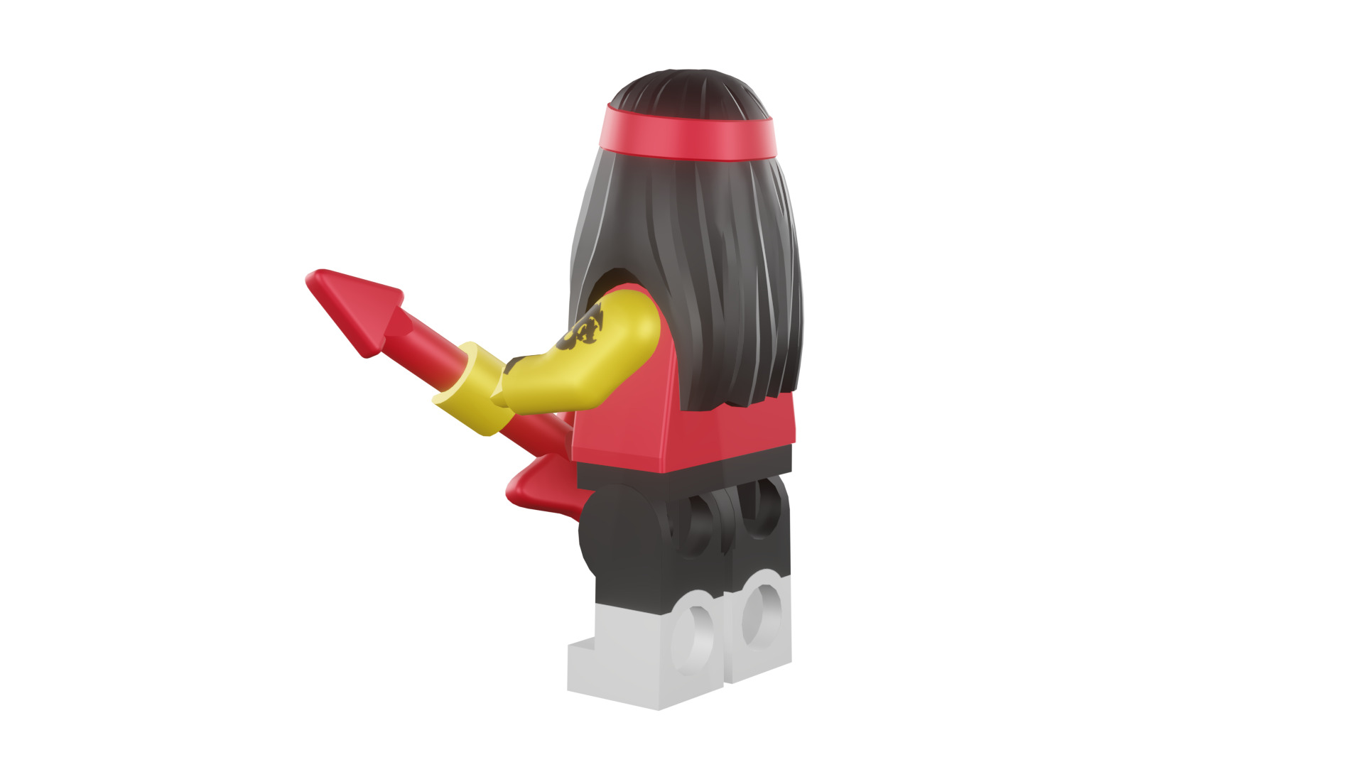 3D print minifigure - 71019-17-Gong-Guitar-Rocker 3D print model_37