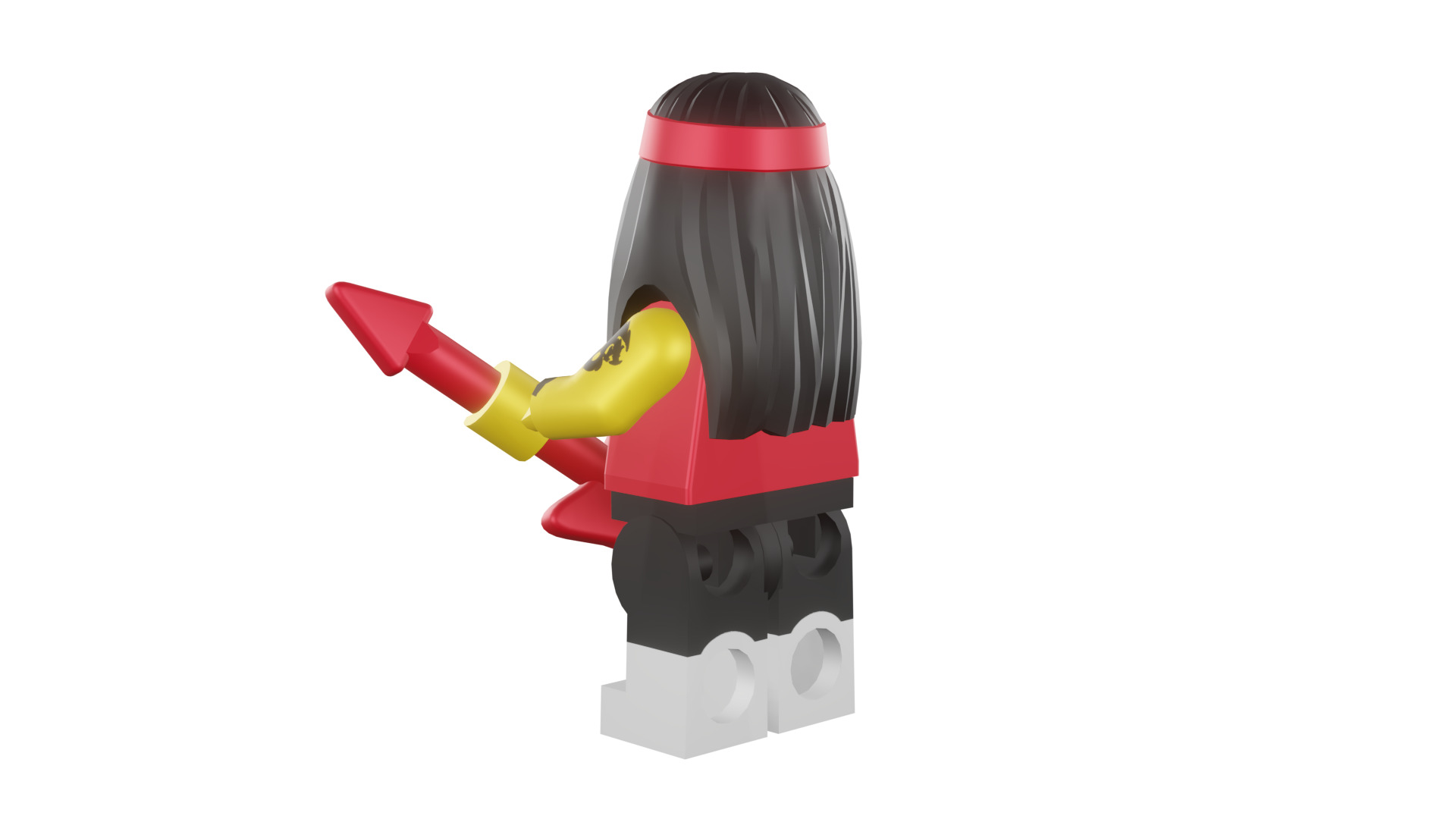 3D print minifigure - 71019-17-Gong-Guitar-Rocker 3D print model_36