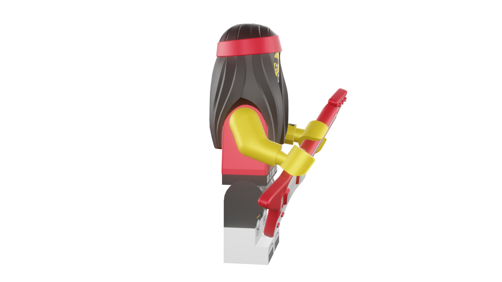 3D print minifigure - 71019-17-Gong-Guitar-Rocker 3D print model_20