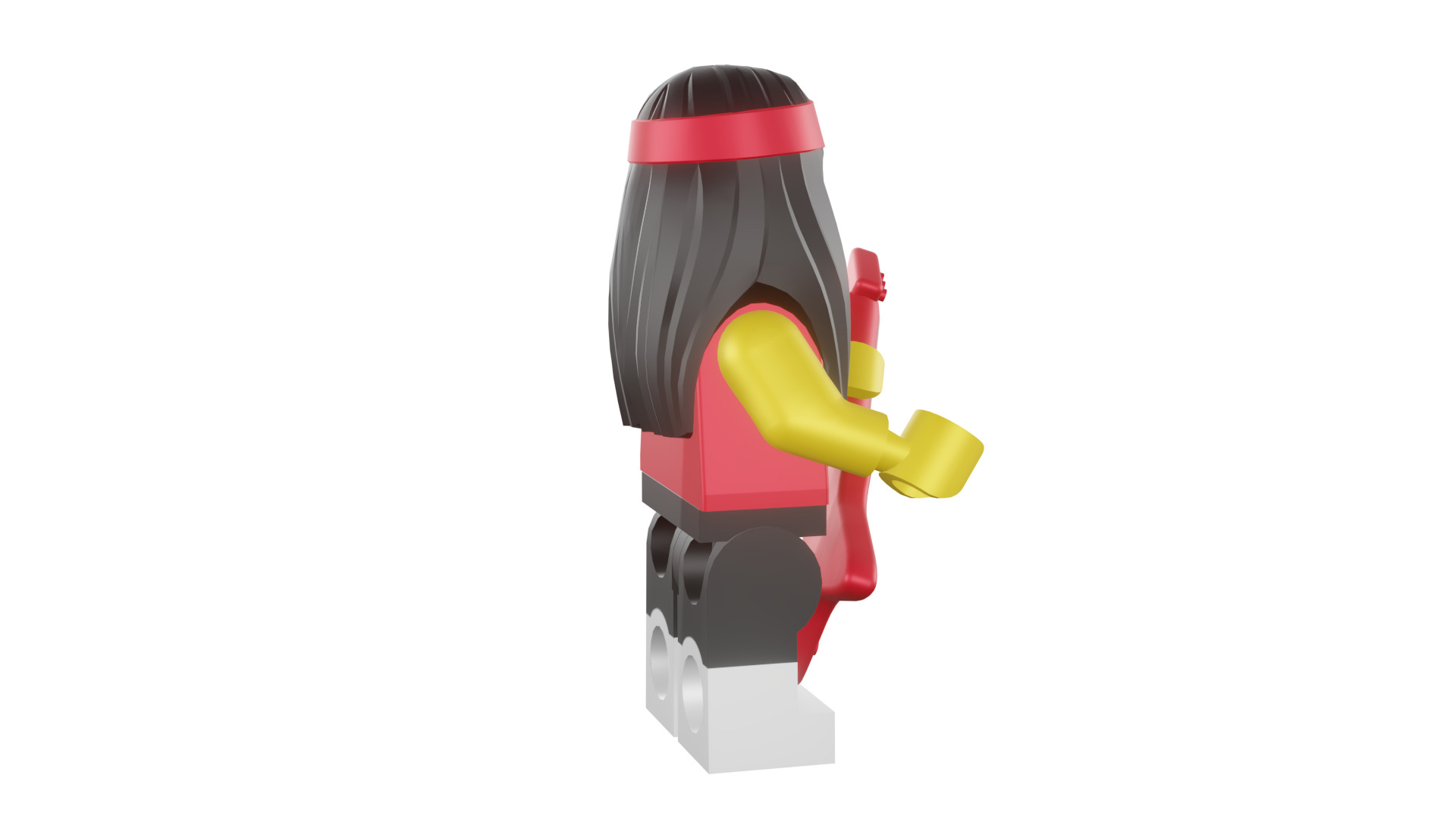 3D print minifigure - 71019-17-Gong-Guitar-Rocker 3D print model_22