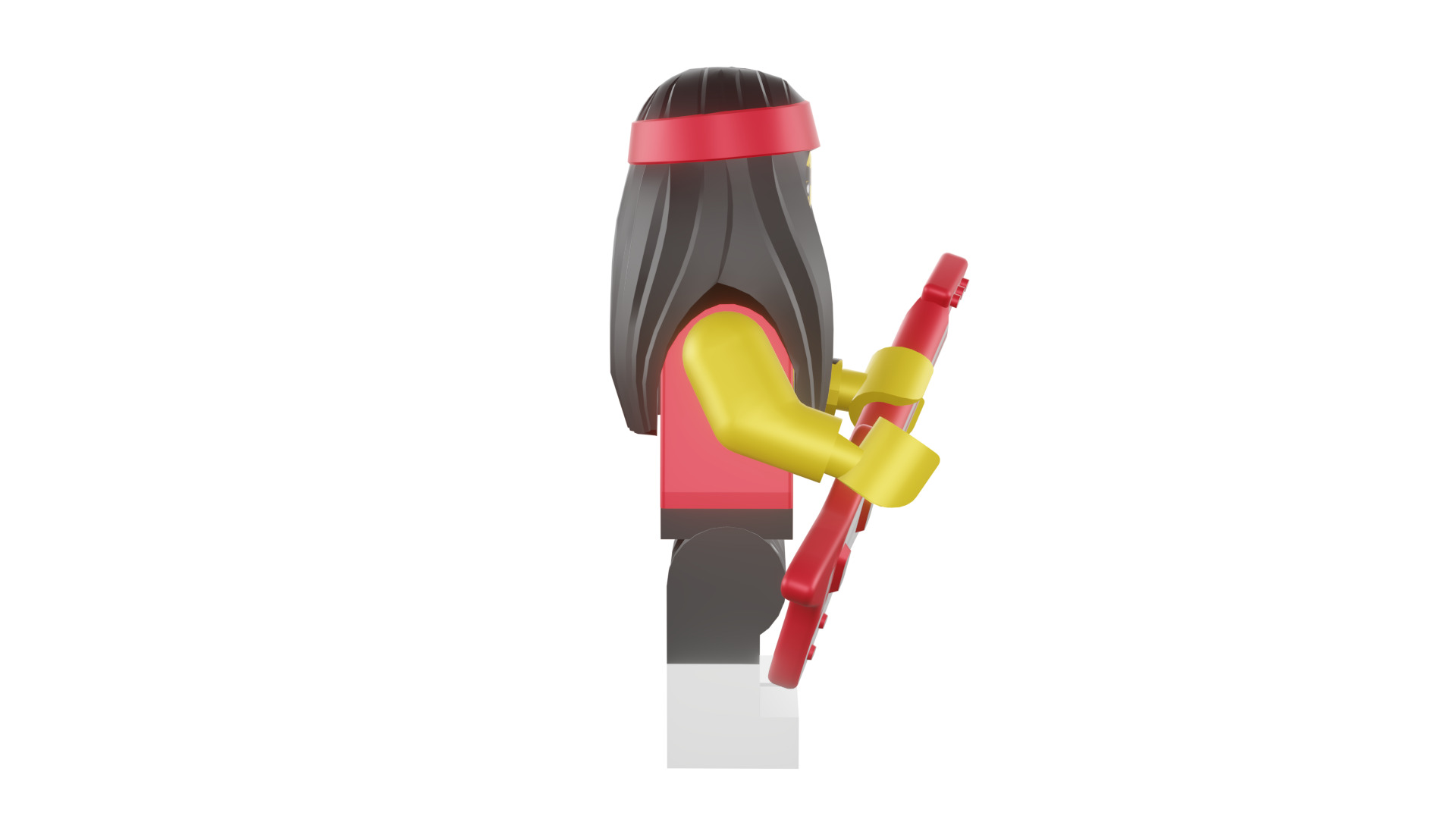 3D print minifigure - 71019-17-Gong-Guitar-Rocker 3D print model_21