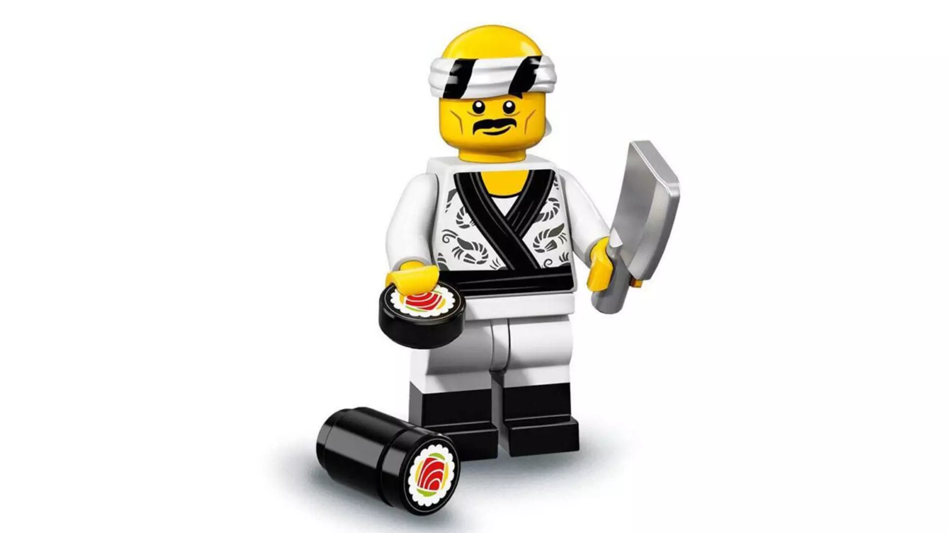 71019-19-Sushi-Chef Brick Minifigure - STL and UV Printing 3D print model