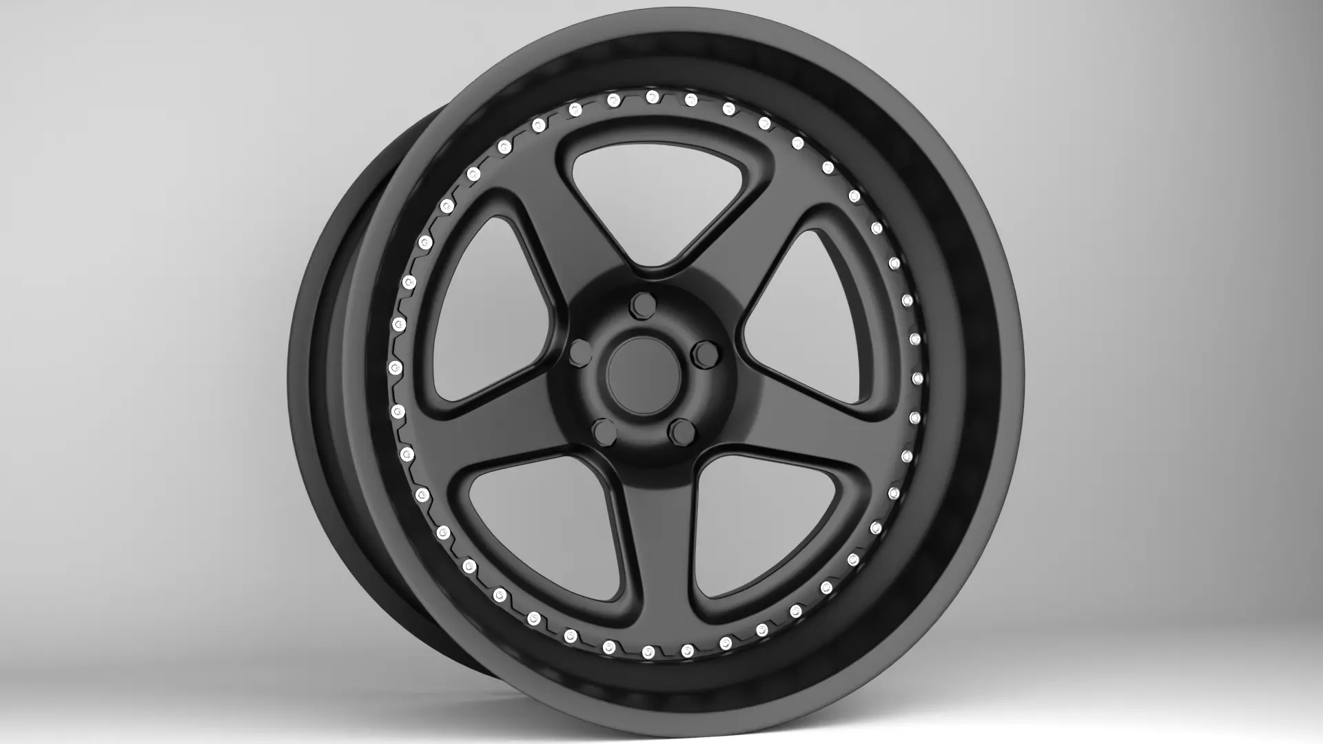 Brixton Forged tr05 Wheels Low-poly 3D model_0