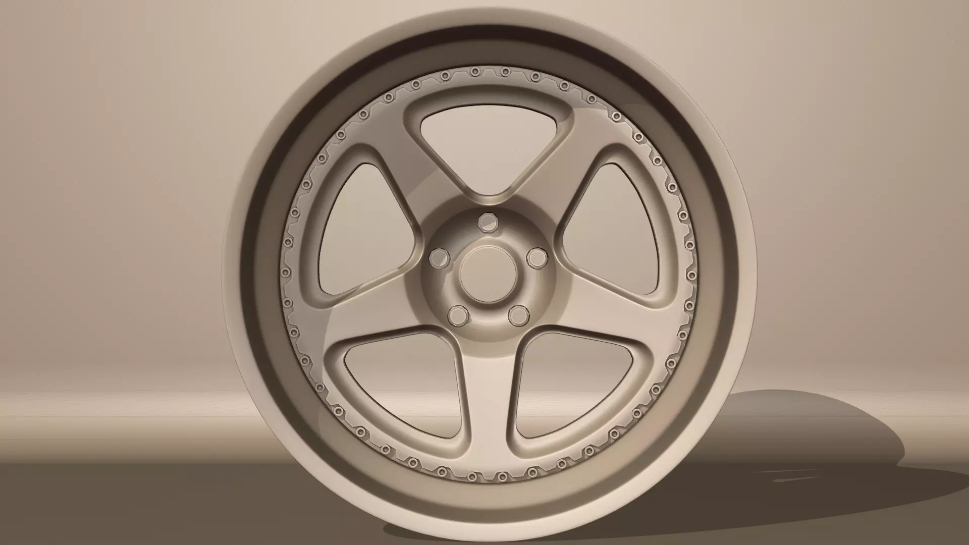 Brixton Forged tr05 Wheels Low-poly 3D model_8