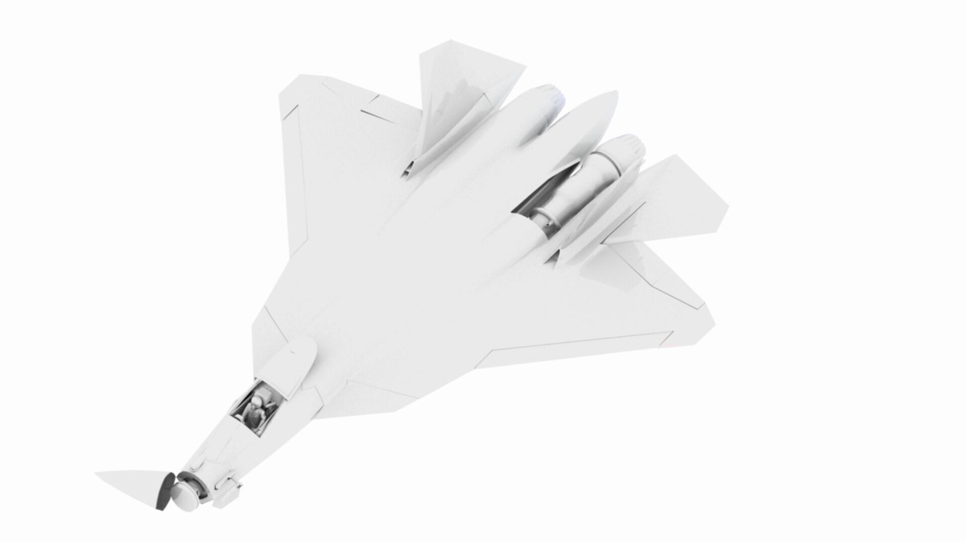 SU-57 Felon  3D model_4