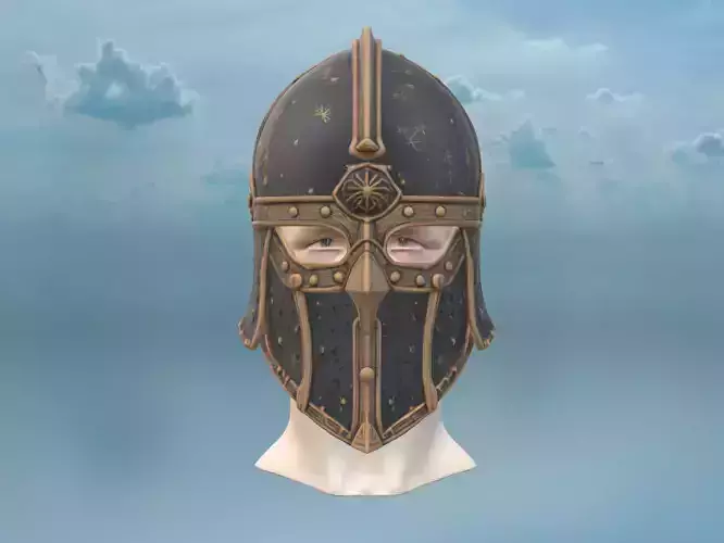 Viking-inspired Warrior Helmet