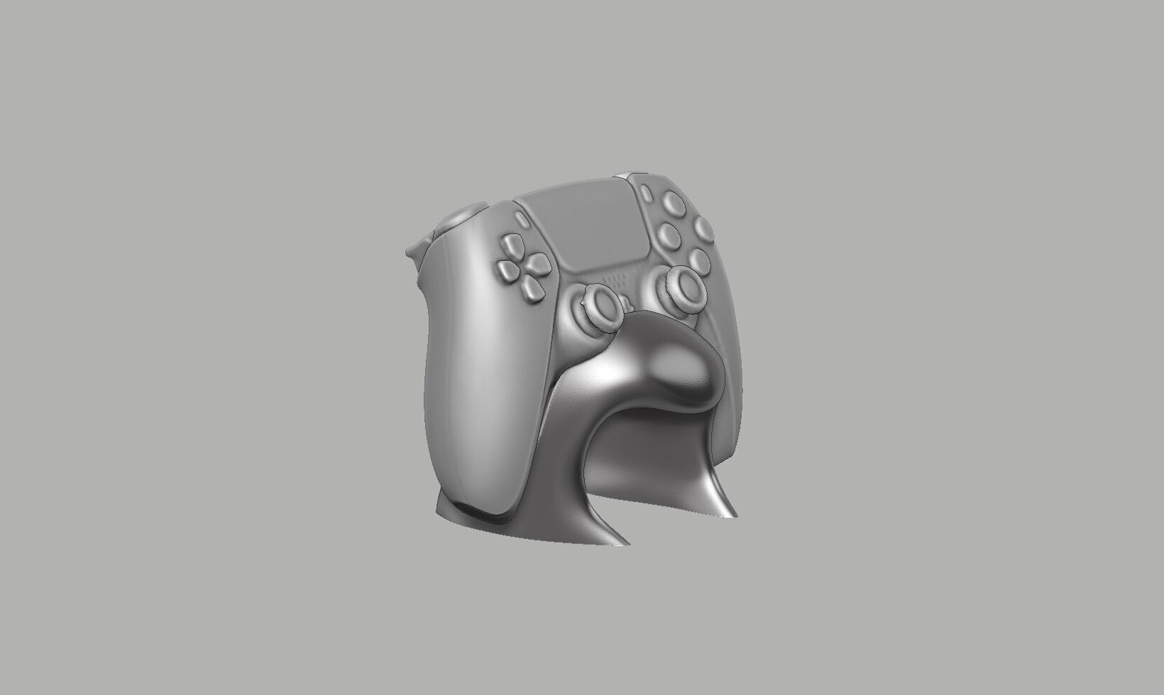 Minimal modern Ps5 controller stand 3D print model_6