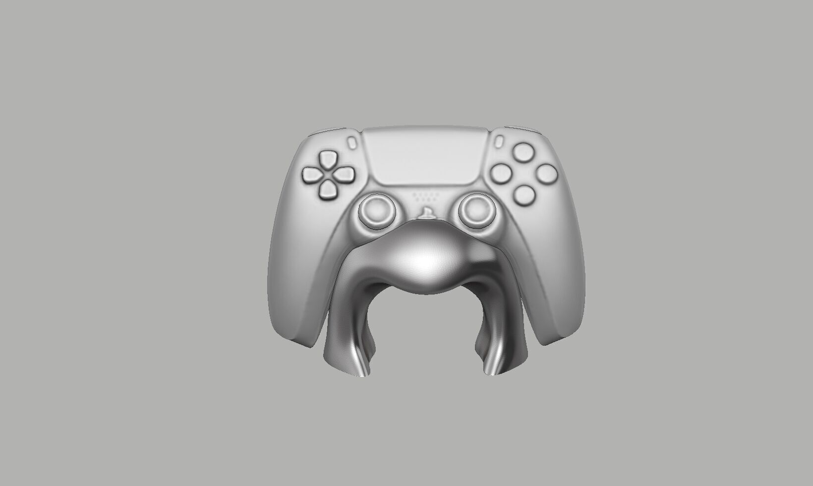 Minimal modern Ps5 controller stand 3D print model_5