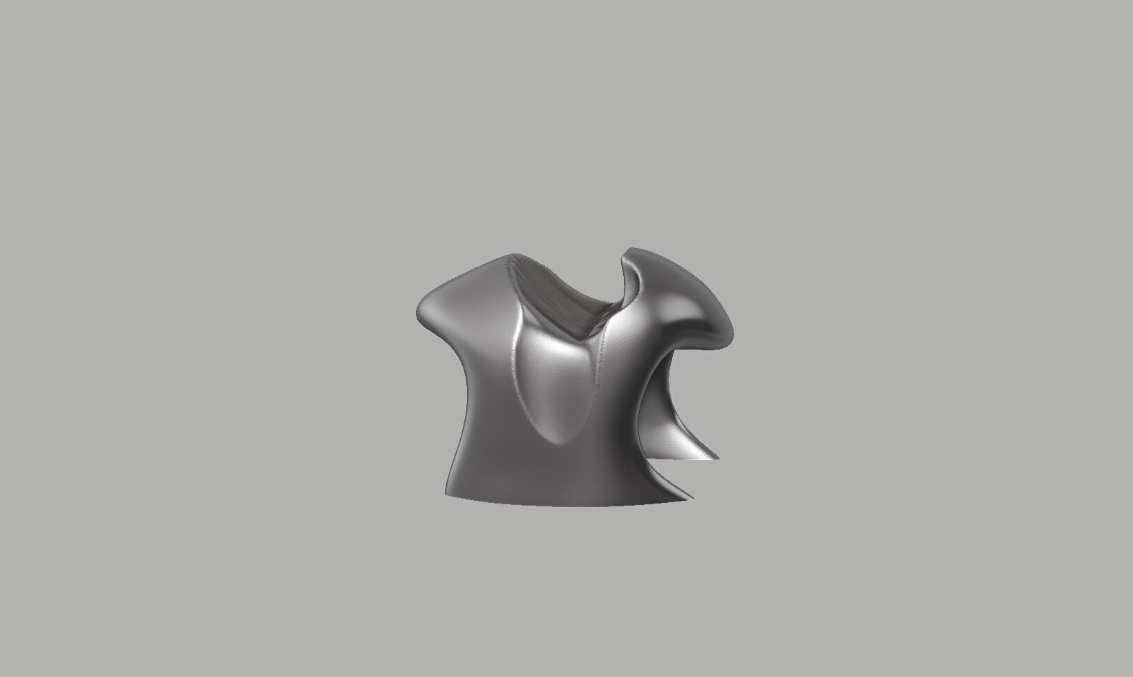 Minimal modern Ps5 controller stand 3D print model_11