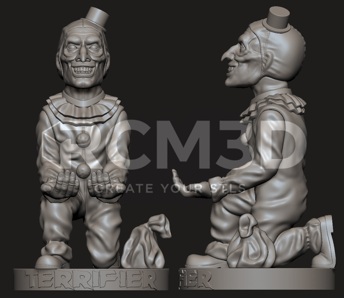 Terrifier joystick holder 3D print model_1