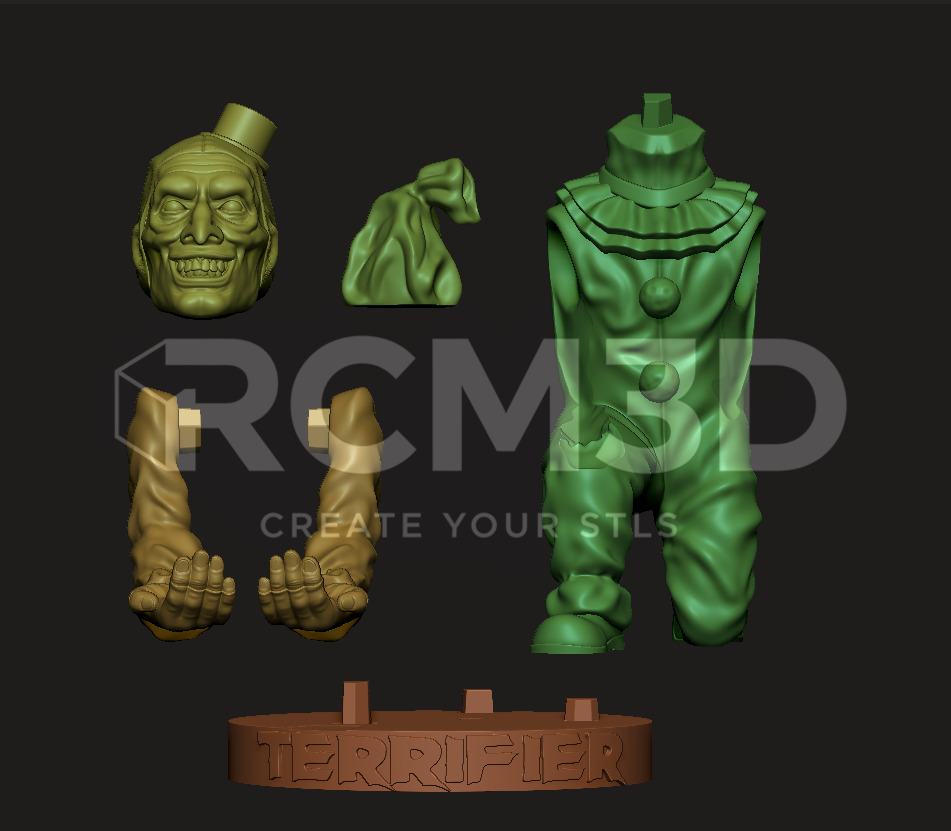 Terrifier joystick holder 3D print model_3