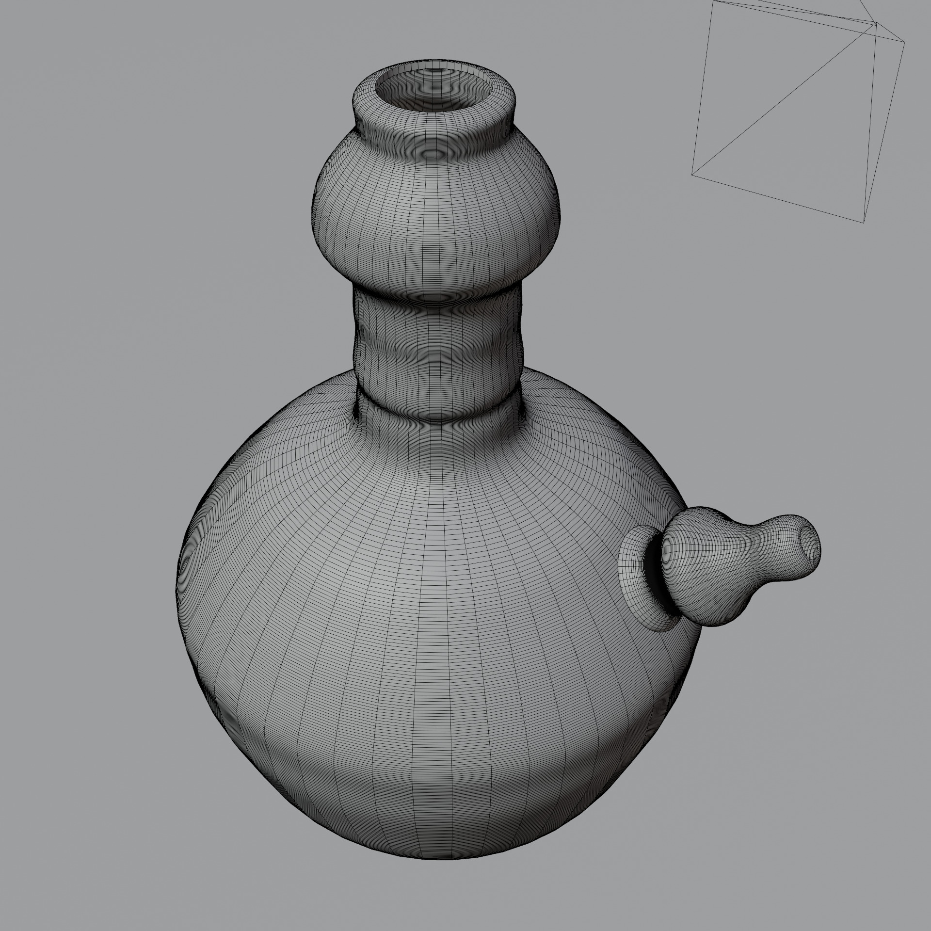 Traditional Clay Water Pot 3D Model Indonesian Java Jar Low-poly 3D model_5