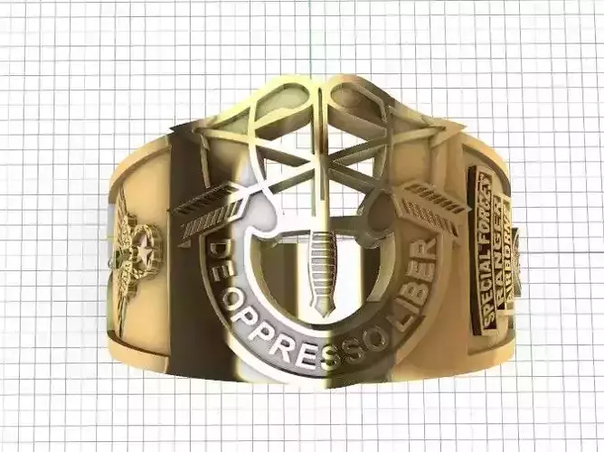 Ring De Oppresso Liber Ranger  Special Force