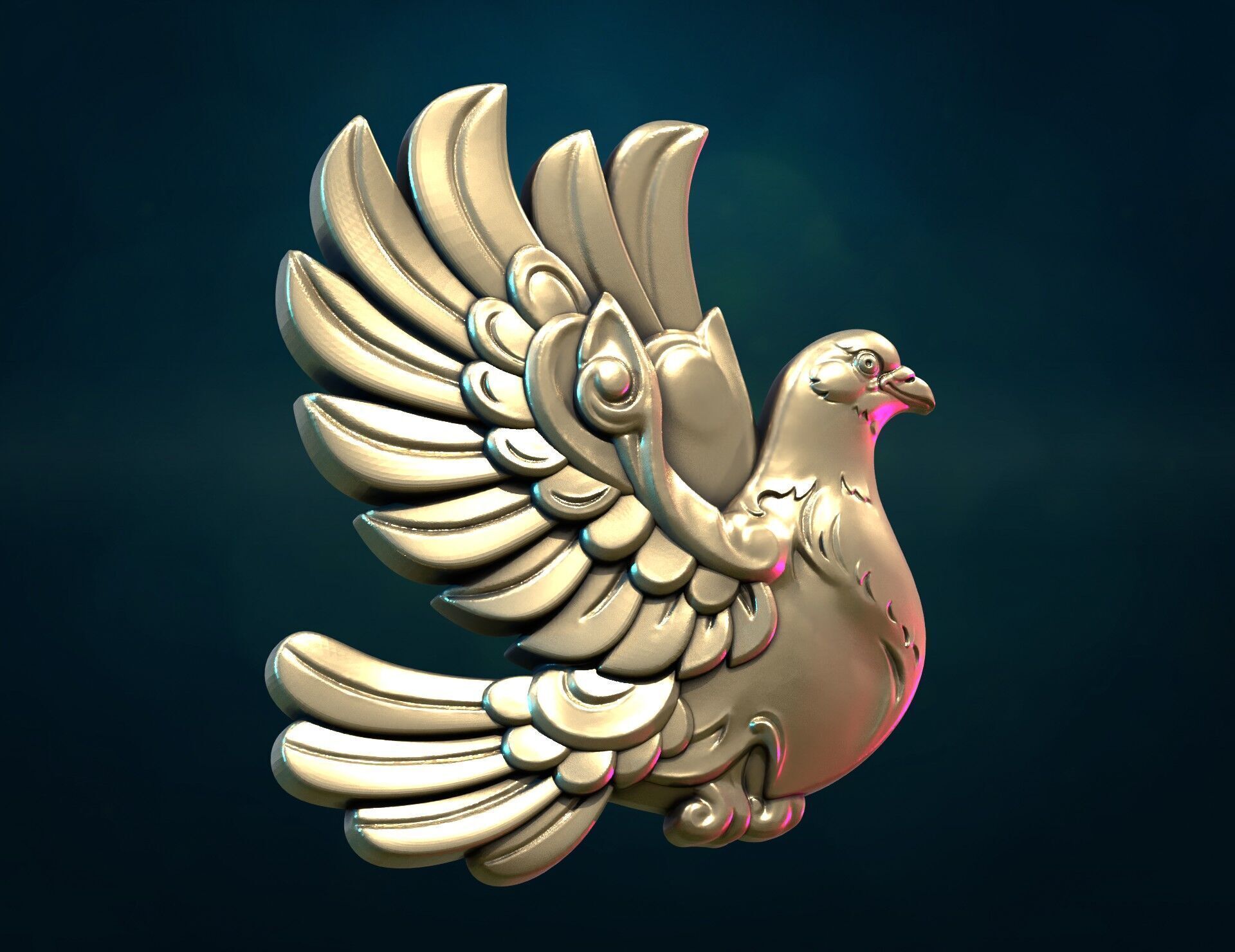 Pigeon III 3D print model_1