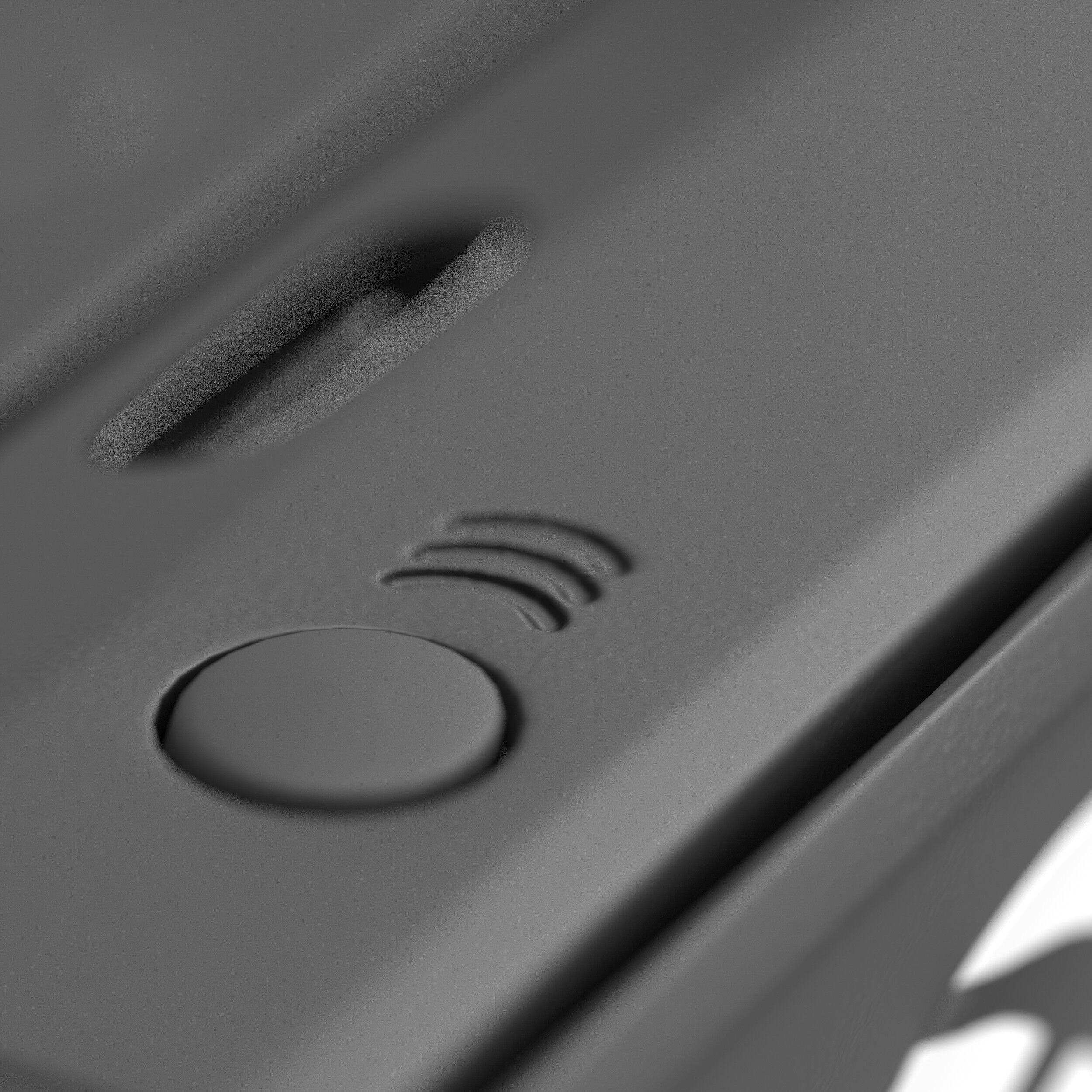 Xbox Series X Console and Controller Carbon Black 3D model_14