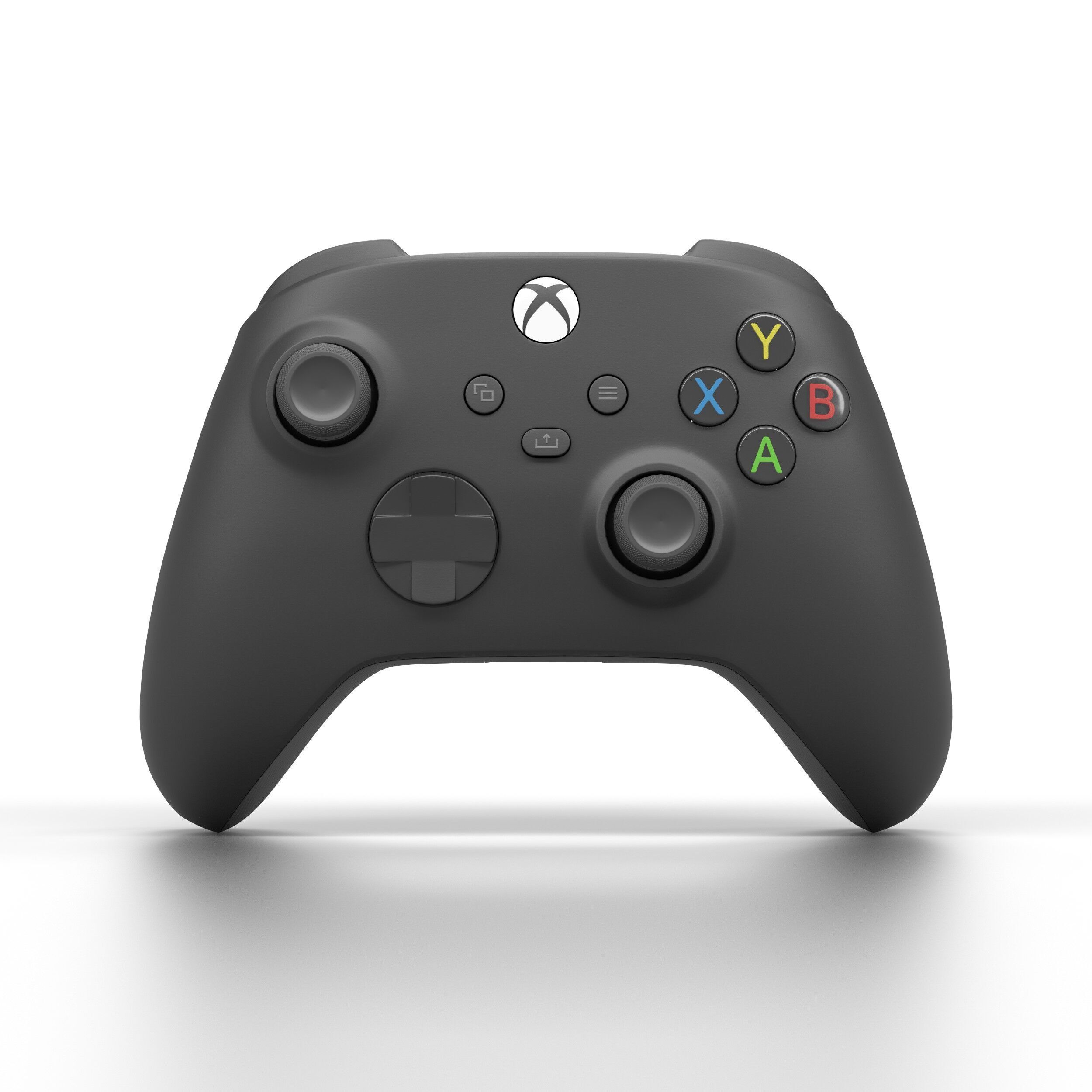 Xbox Series X Console and Controller Carbon Black 3D model_7