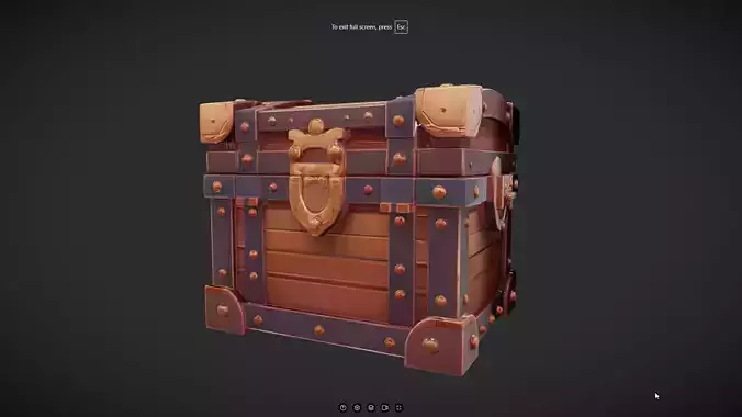 wooden treasure chest