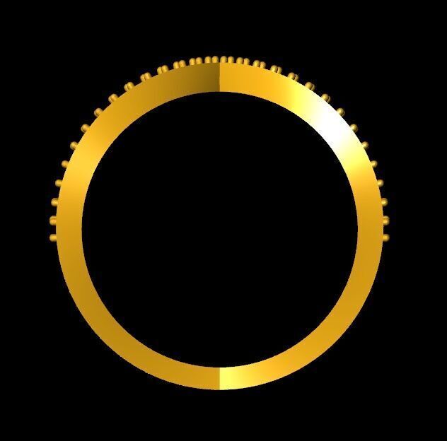 Crisscross Daimond Ring 3D print model_5