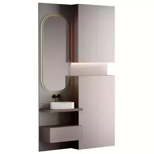 Bathroom set 02 3D model