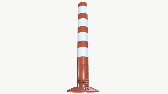 Traffic Obstacle 3D model 4