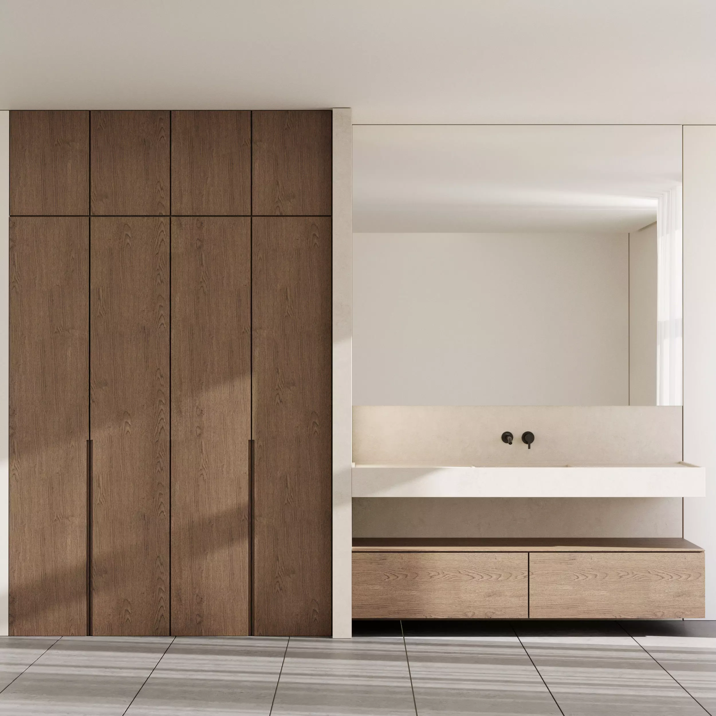 Bathroom furniture by Fauset Bathroom 124 Low-poly 3D model