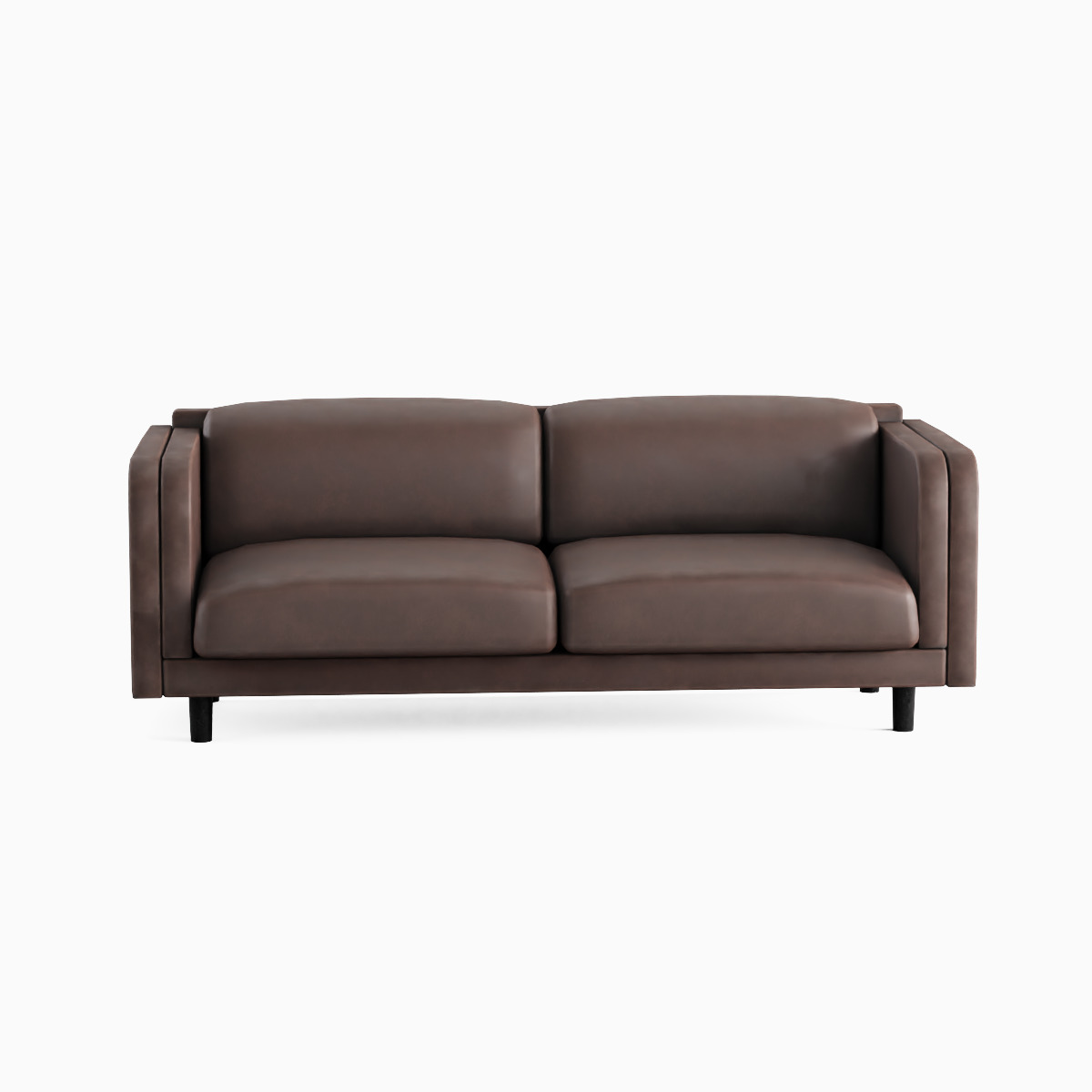 Leather Sofa 01 Low-poly 3D model_1