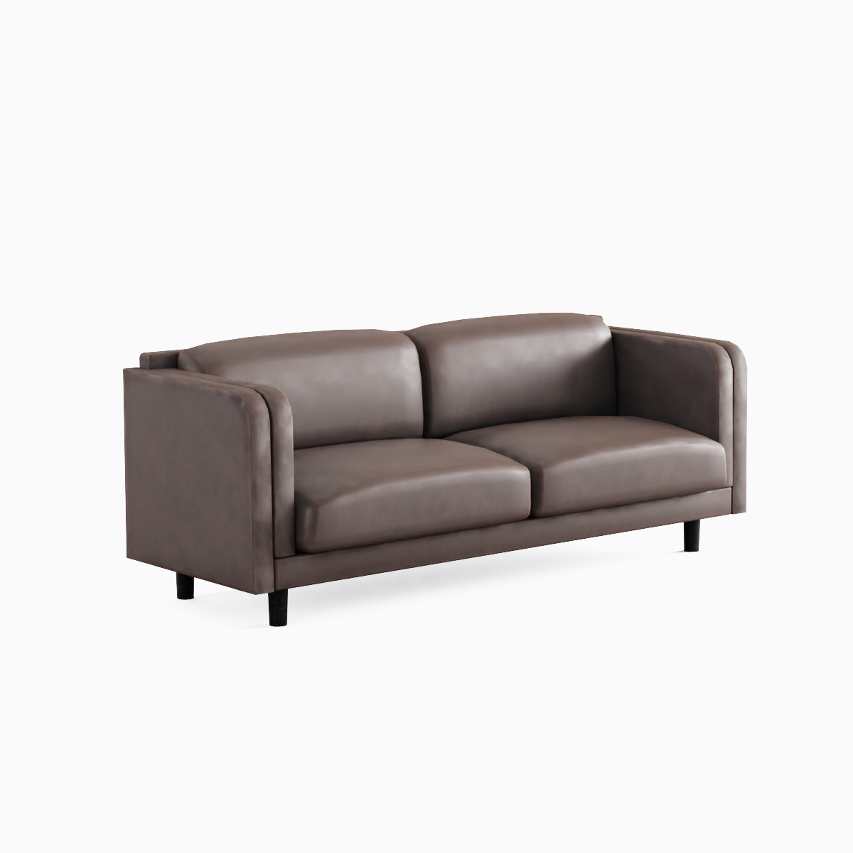 Leather Sofa 01 Low-poly 3D model_2