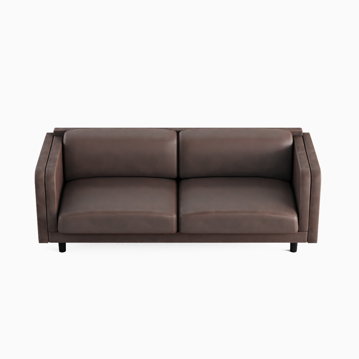 Leather Sofa 01 Low-poly 3D model_4