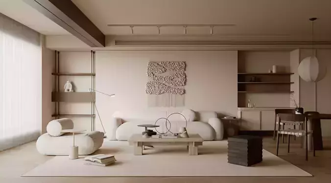 modern living room interior scenes 115