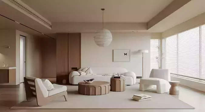 modern living room interior scenes 116