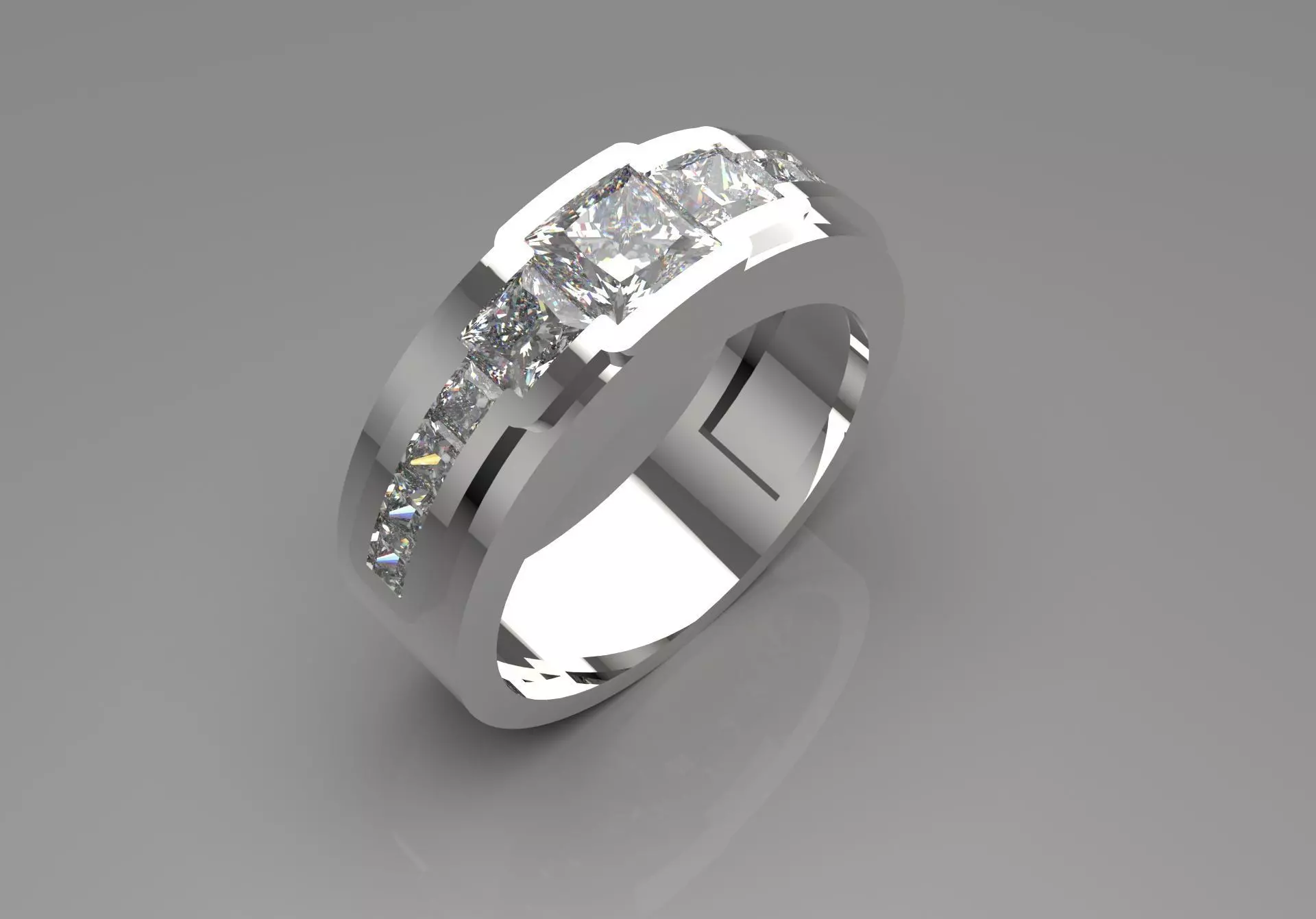 Special luxury gold with artistic modern design ring mr0067 3D print model