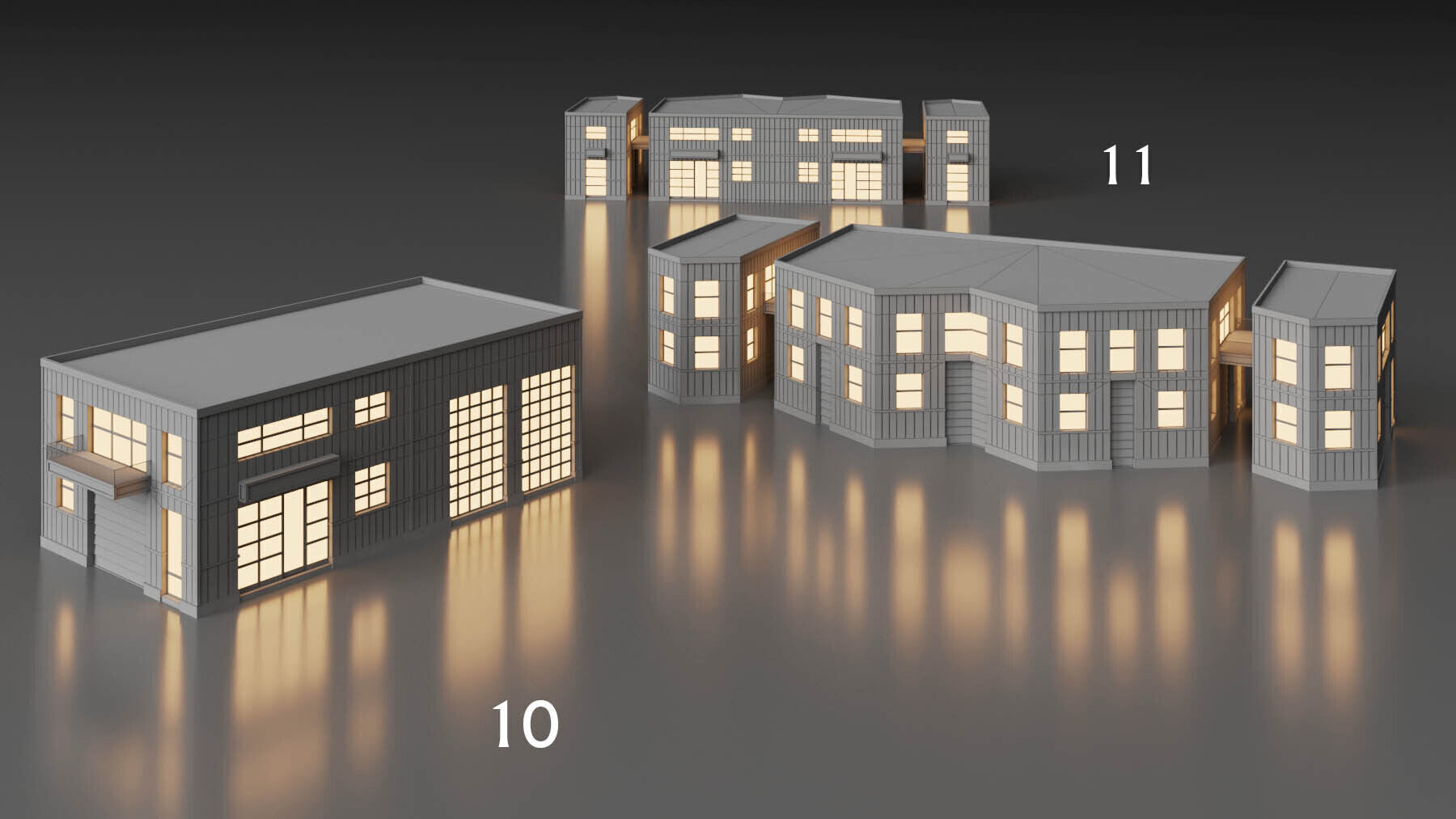 SimplePoly  factory KITBASH Low-poly 3D model-Urban Vol 03 Low-poly 3D model_5