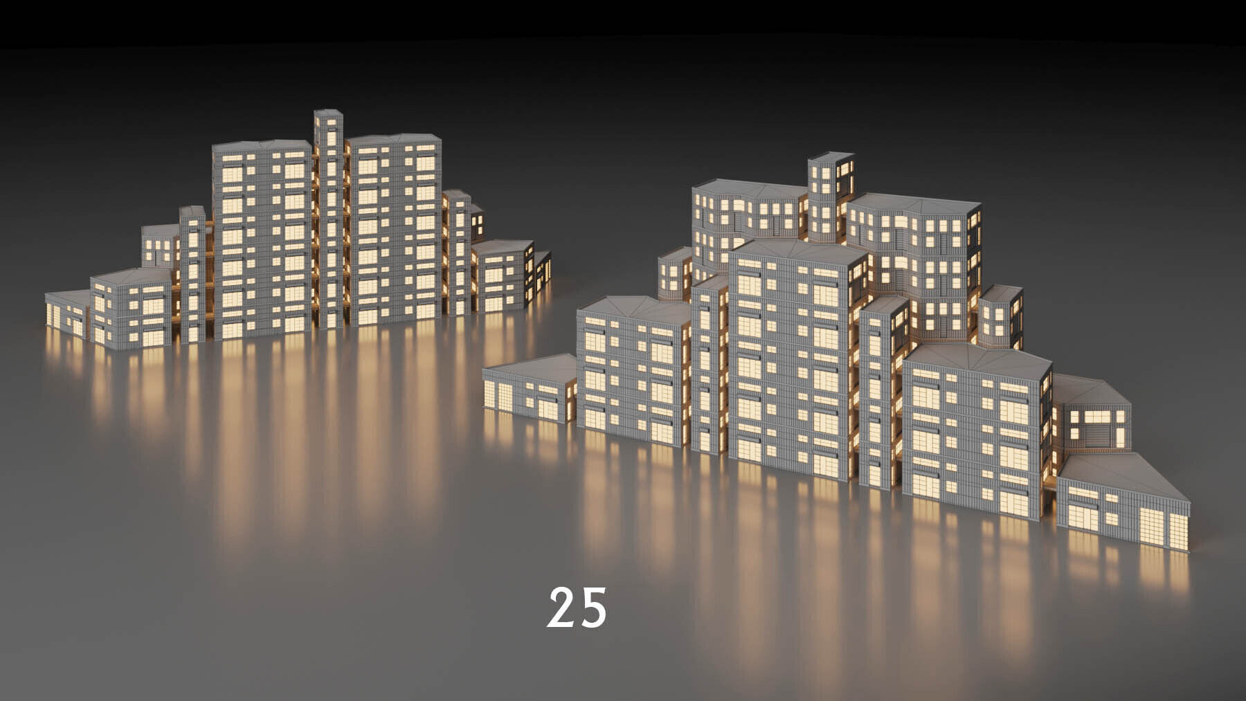 SimplePoly  factory KITBASH Low-poly 3D model-Urban Vol 03 Low-poly 3D model_10