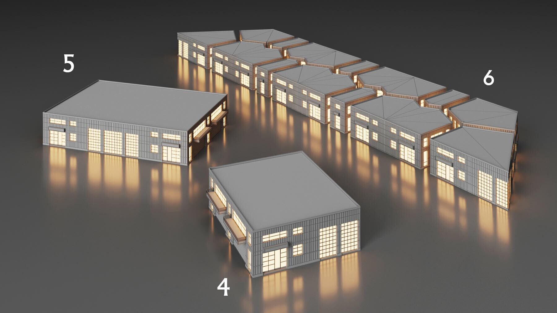 SimplePoly  factory KITBASH Low-poly 3D model-Urban Vol 03 Low-poly 3D model_3
