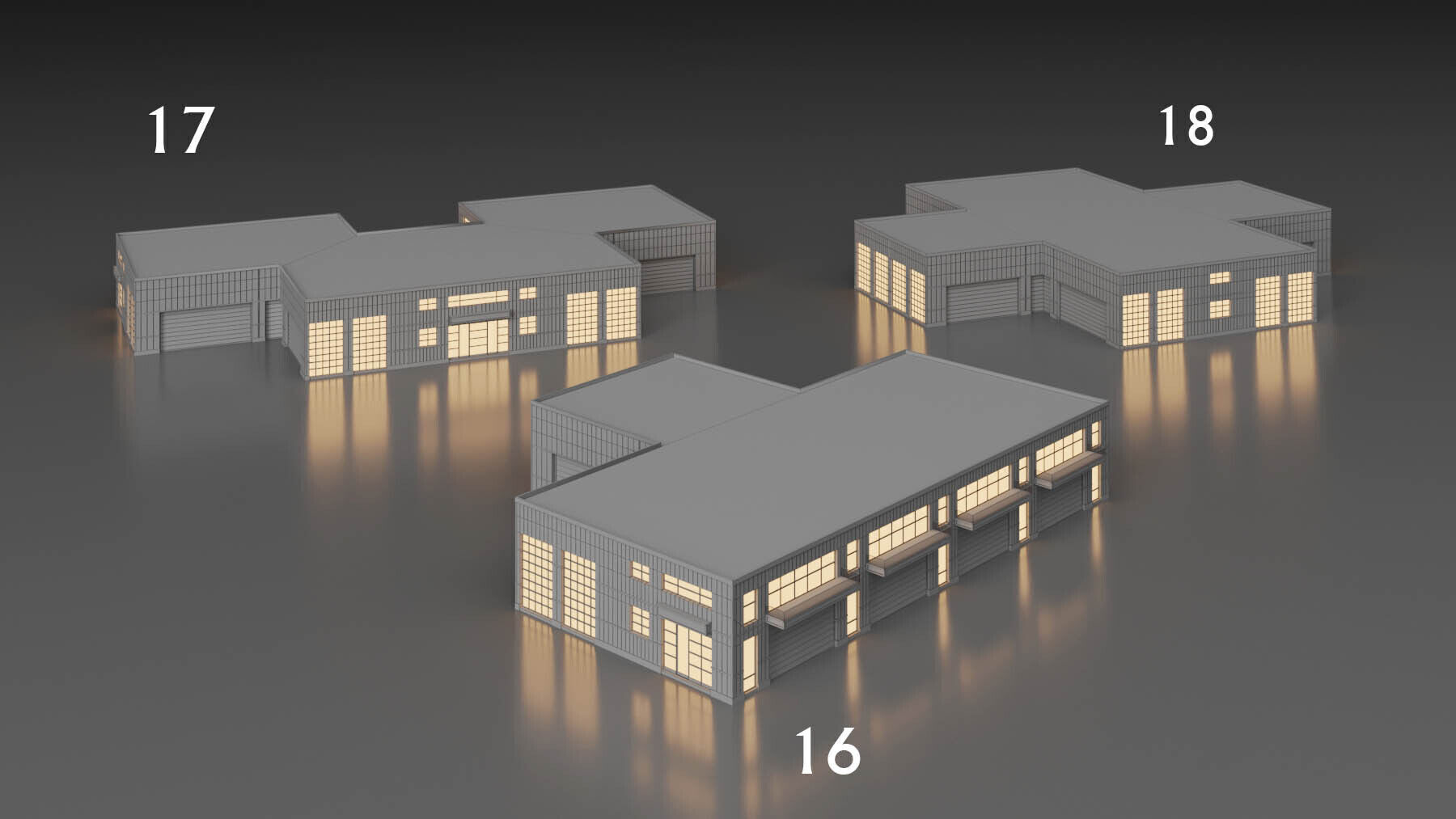 SimplePoly  factory KITBASH Low-poly 3D model-Urban Vol 03 Low-poly 3D model_7