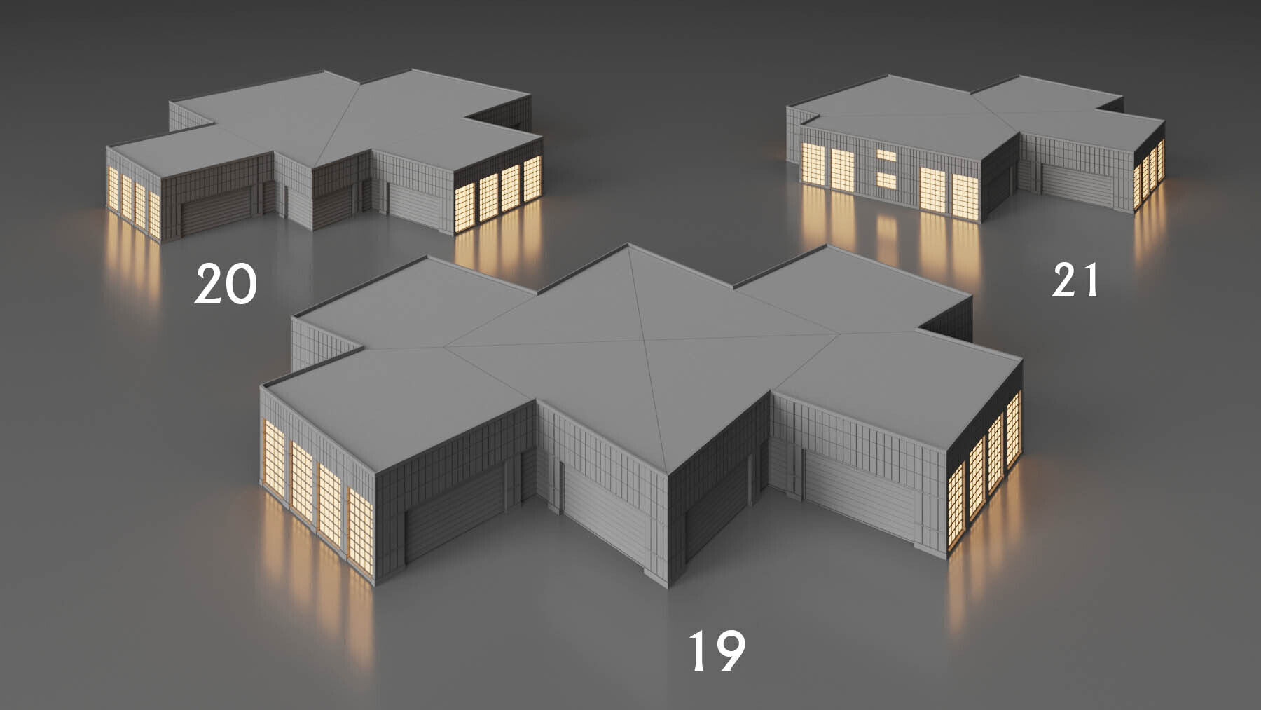 SimplePoly  factory KITBASH Low-poly 3D model-Urban Vol 03 Low-poly 3D model_8