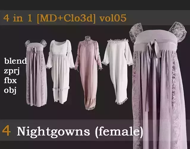 4 Nightgowns vol05