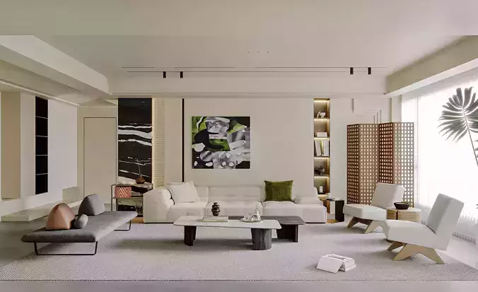 modern living room interior scenes 120