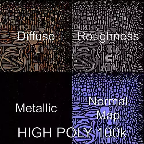 Decorative Anchor Wall Ornament Model Pack