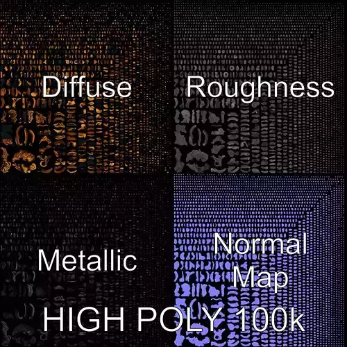 Lion Head Door Knocker D Model Pack