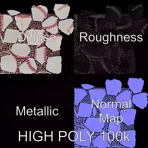 Baseball model pack with realistic textures