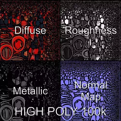 Firefighter Helmet Model Pack with Realistic PBR Textures